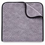 SOGUD Mikrofiber Oto Kurulama Bezi 50x70 cm – 300 GSM Süper Emici Araç Kurulama Havlusu, İz Bırakmaz & Çizmez, Tek Silmede Kurutma, Profesyonel Oto Temizlik Bezi - Siyah Kenarlı