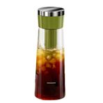 Soğuk Demleme Kahve Makinesi, 750ml Taşınabilir Buzlu Kahve Makinesi, Basın Tipi Buzlu Çay Infüzör Sürahi, Çıkarılabilir Örgü Filtresi, Kafe Işletmeleri Için Içecek Makinesi Ev Buzdolabı Organizasyonu