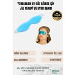 Soğuk Sıcak Uygulama Göz Terapi Rahatlatıcı Işık Göz Yorgunluğu Önleyici Jel Uyku Destekleyici Bandı