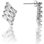 Söğütlü Silver Baget taşlı küpe [barcode]