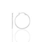 Söğütlü Silver Gümüş 32 mm şarnel halka küpe [barcode]