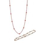 Söğütlü Silver Gümüş 45 cm Rose Top Top Zincir