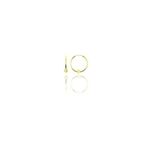 Söğütlü Silver Gümüş Altın Yaldızlı 12 mm Mini Sade Toplu Halka Küpe