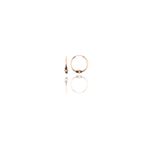 Söğütlü Silver Gümüş Rose 12 mm Mini İşlemeli Halka Küpe