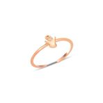 Söğütlü Silver Gümüş rose zirkon taşlı alttan ayarlanabilir peri yüzük [barcode]