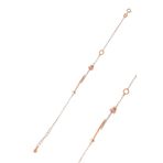 Söğütlü Silver Gümüş rose zirkon taşlı stil çivi bileklik [barcode]