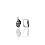 Söğütlü Silver Markazit Taşlı Gümüş Küpe