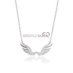 Söğütlü Silver melek kanadı kolye