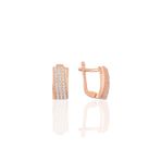Söğütlü Silver SGTL10065ROSE Gümüş Küpe