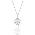 Söğütlü Silver SGTL10089BEYAZ Gümüş Kolye