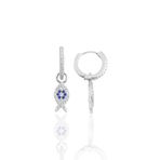 Söğütlü Silver SGTL10143BLK Balık Halka Gümüş Küpe