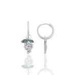 Söğütlü Silver SGTL10143UZUM Üzüm Halka Gümüş Küpe