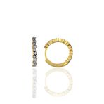 Söğütlü Silver SGTL10192GOLD Altın Rengi Gümüş 17 Mm Top Halka Küpe