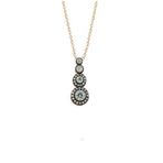 Söğütlü Silver SGTL10302ROSEB Gümüş rose tria kolye