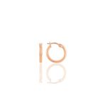Söğütlü Silver SGTL10641 Rose 16 mm Şarnel Halka Gümüş Küpe
