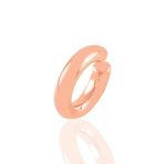 Söğütlü Silver SGTL10886 Rose Sade Sıkıştırmalı Kalın Kıkırdak Gümüş Küpe