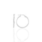 Söğütlü Silver SGTL10938 23 mm Şarnel Gümüş Halka Küpe