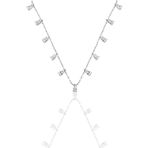 Söğütlü Silver SGTL4017 Damlalı Zirkon Taşlı Kadın Gümüş Kolye