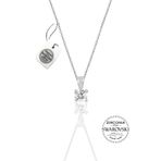 Söğütlü Silver SGTL4513 Swarovski Tek Taş Kadın Gümüş Kolye