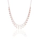 Söğütlü Silver SGTL8745 Rose Renk Gümüş Pullu Ve Zirkon Taşlı Kadın Kolye