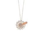 Söğütlü Silver SGTL8755 Rose Renk Gümüş Mineli Papatya Falı Kadın Kolye