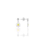 Söğütlü Silver SGTL9648GOLD Rodyumlu Çanta Modeli Desenli Halka Gümüş Küpe