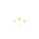 Söğütlü Silver SGTL9785GOLD Gümüş 4 Mm Altın Rengi Top Kadın Küpe