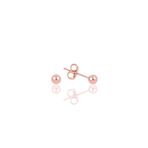 Söğütlü Silver SGTL9785ROSE 4 mmRose Top Gümüş Küpe