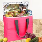 Soğutucu Çanta Buzluk Oto Termos Soğuk Tutucu Termal Çanta Kamp Çantası Plaj Piknik Çantası(25Lt) - Pembe