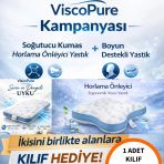Soğutucu Örme Kumaş Horlama Önleyici Yastık + Boyun Destekli Yastık + Kılıf Hediyeli