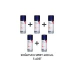 Soğutucu Sprey 400 Ml. - 5 Adet