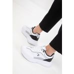 SOHO Beyaz-Siyah Kadın Sneaker 20414