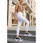 SOHO Beyaz-Siyah-Mor Kadın Sneaker 20413