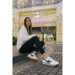SOHO Siyah-Beyaz Kadın Sneaker 20761