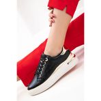 SOHO Siyah-Gold Kadın Sneaker 20810