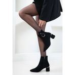 SOHO Siyah Süet Kadın Bot & Bootie 21083