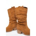 SOHO Taba Süet Kadın Bot & Bootie 21003