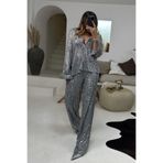 Sohotique By P Payetli Bol Paça Pantolon Gri