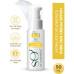 Soi Cosmetics Pure Sun Cream SPF50+ | Aydınlatıcı, Nemli ve Koruyucu Yüz Güneş Kremi | Leke & Yaşlanma Karşıtı