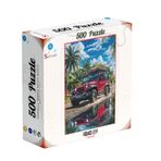 Soi Craft Red Jeep Temalı 500 Parça Puzzle