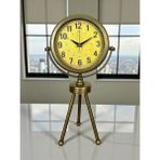 Soi Home Zentime Eskitme Vintage Üç Ayaklı Masa Saati - Çok Renkli - Standart - Düz
