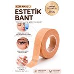 Soillium Burun Kontürleme Yanak Şekillendirme Bandı Eyeliner Çekme Yardımcısı Makyaj Aparatı 1,3 Cm x 9 M