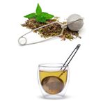Soillium Paslanmaz Çelik Maşa Çay Süzgeci Kupa Pratik Bitki Çayı Çay Demeleme Maşası Yeşil Çay Form Maşası