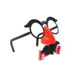 SOIMISS 2 Adet Gözlük Ve Burun Kaş Gözlükleri Burun Gözlüğü Şaka Gözlükleri Bıyık Gözlük Büyük