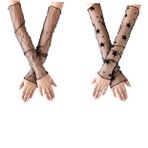 SOIMISS 3 Çift Eldivenler Minyatür Yapraklar Beyaz Güneş Gözlüğü Kadın Kedi Gözü Çanta Açık Güneş Kılıfı Hafif Kol Kolları Açık Kollu Unisex Kolluklar Dantel Uzun Kollu Hanımlar
