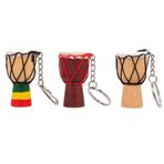 SOIMISS 3 Davul Anahtarlık Davul Kolye Gençler Için Djembe Mini Davul Anahtarlık Erkekler Kadınlar Rastgele Stil