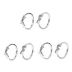 SOIMISS 6 Adet şekilli yüzükler punk yüzükler vintage yüzükler açıklama yüzüğü labret takı gotik yüzükler yüzük takı modelleme halkası Moda Aksesuarlar bileklik alaşım