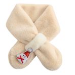 SOIMISS Atkı Çocuk Tüylü Boyun ısıtıcısı Noel Için Peluş Eşarp Noel Baba Eşarp Sıcak Noel Eşarp Çocuklar Çapraz Kravat Eşarp Çocuklar Için Noel Eşarp Bej Eşarp Kaşmir Kabarık Aksesuarlar