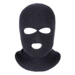 SOIMISS Örme Şapka Çocuklar Yün Şapka 3 Delikli Yün Kış Sürme Eşarp Çocuklar Için Kışlık Şapka Örgü Şapka 3 Delikli Bere 3 Delikli Tam Yüz Sargısı Bisiklet Şapkası Iplik Boyunluk Kumba
