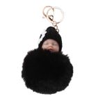 SOIMISS Oyuncak Bebek Anahtarlık Kubaton Peluş Çift Anahtarlık Anahtar Zincirleri Kadın Çanta Çekicilik Kolye Anahtarlık Halkası Ponpon Anahtarlık Anneler Günü Kabarık Pom Pom Aşıklar